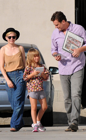 Michelle Williams, Jason Segel, Matilda Ledger Michelle Williams, Jason Segel, Matilda Ledger